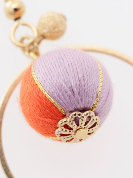 重ね手鞠ピアス