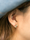 Birthstone Asymmetric Earrings