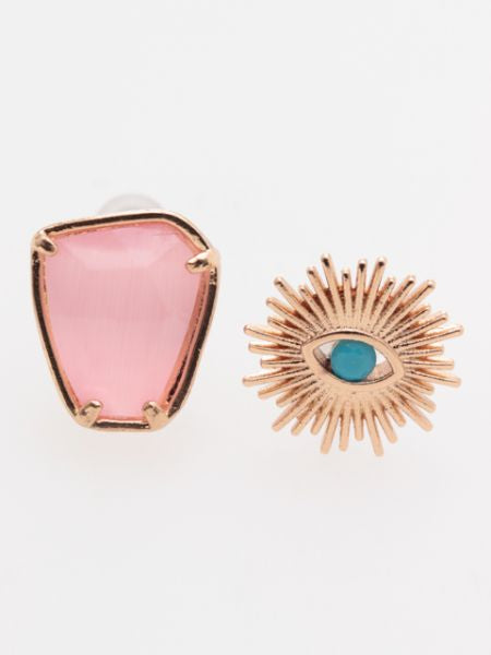 Birthstone Asymmetric Earrings