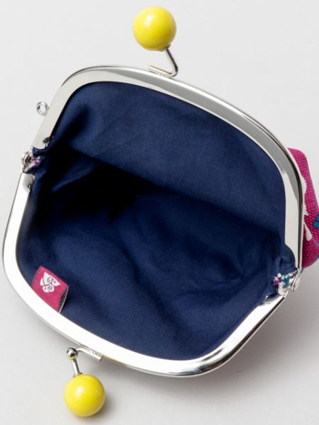 Retro Eastern Europe Motif GAMAGUCHI Clasp Pouch