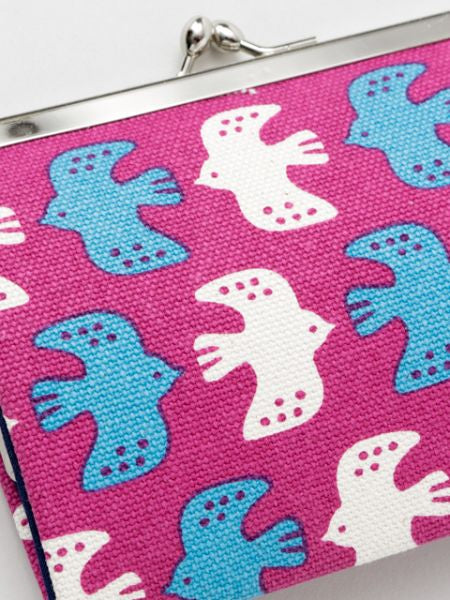 Retro Eastern Europe Motif GAMAGUCHI Clasp Wallet