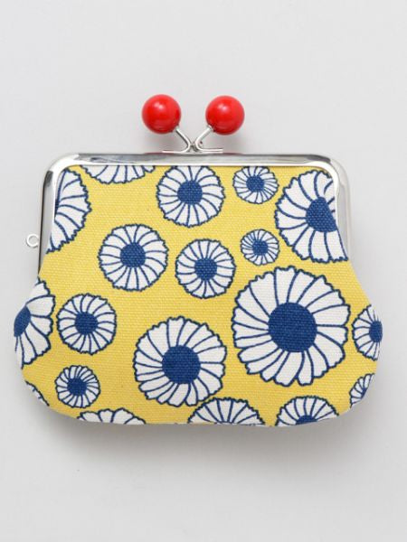 Retro Eastern Europe Motif Double GAMAGUCHI Clasp Purse