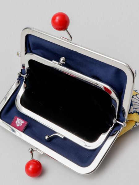 Retro Eastern Europe Motif Double GAMAGUCHI Clasp Purse