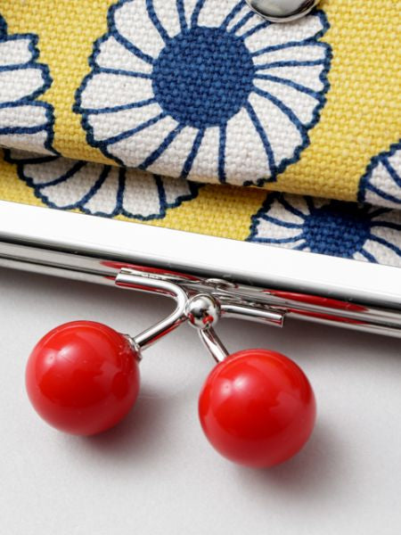 Retro Eastern Europe Motif Double GAMAGUCHI Clasp Purse