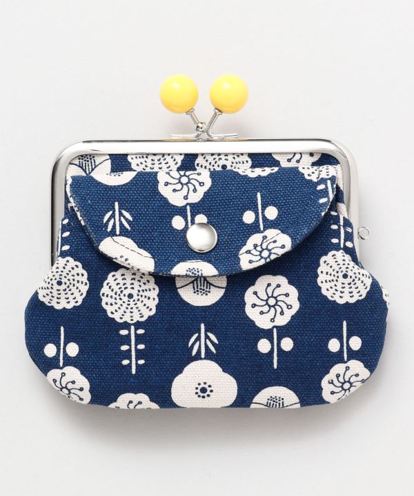 Retro Eastern Europe Motif Double GAMAGUCHI Clasp Purse