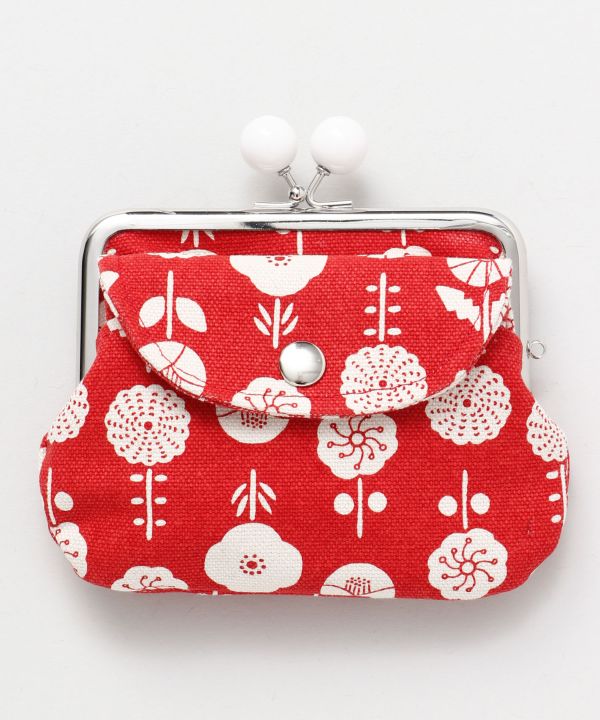 Retro Eastern Europe Motif Double GAMAGUCHI Clasp Purse