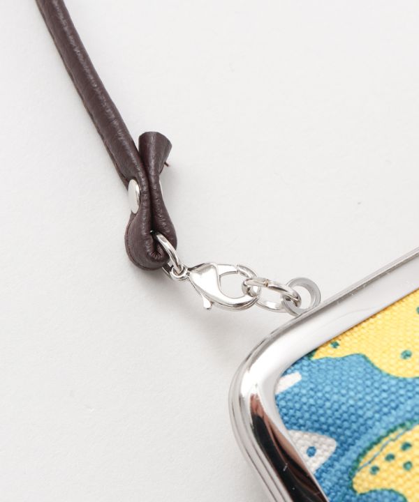 Retro Eastern Europe Motif GAMAGUCHI Clasp Bag