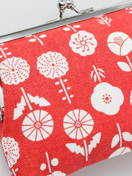 Retro Eastern Europe Motif GAMAGUCHI Clasp Bag