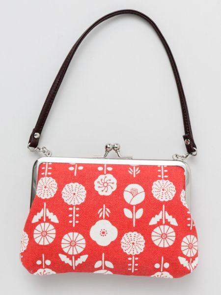 Retro Eastern Europe Motif GAMAGUCHI Clasp Bag