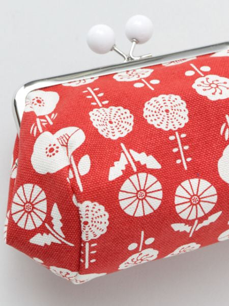 Retro Eastern Europe Motif GAMAGUCHI Clasp Pouch