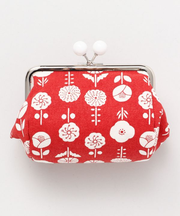 Retro Eastern Europe Motif GAMAGUCHI Clasp Pouch