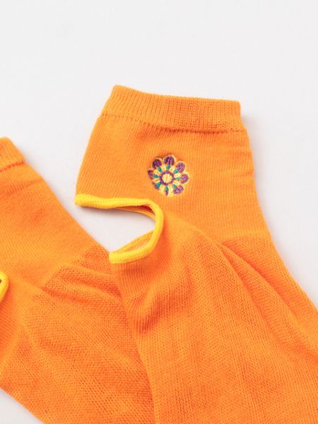 Embroidered Yoga Leg Covers by AMINA - Ametsuchi