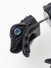 3D蜥蜴金屬耳釘（1個）