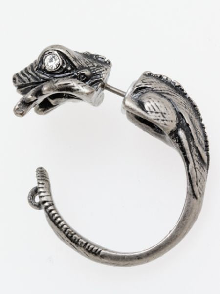 3D Lizard Metal Stud Earring (1pc)