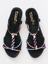 Sandalias de hilo de colores