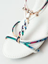 Sandales à cordes colorées