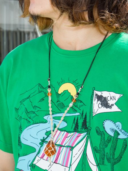 Floating Ball Glass Necklace Necklaces by AMINA - Ametsuchi
