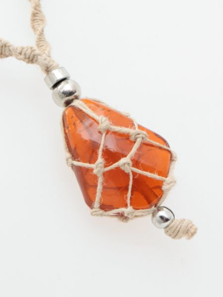 Kalung Bola Kaca Mengapung AMINA - Ametsuchi