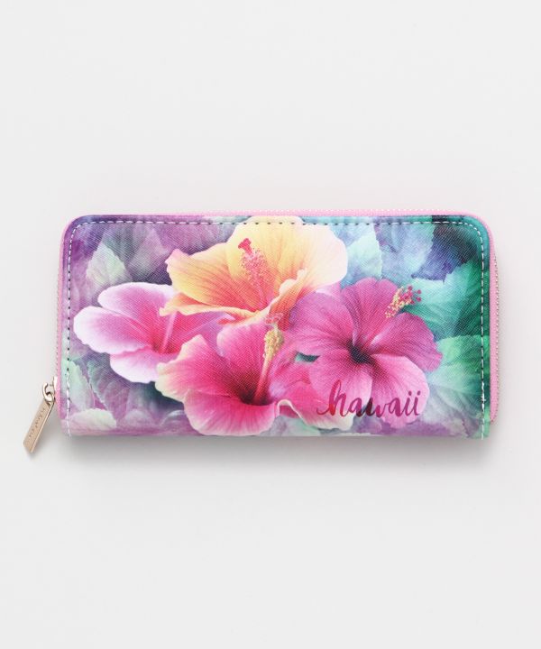 HAWAIIAN Flower Long Wallet