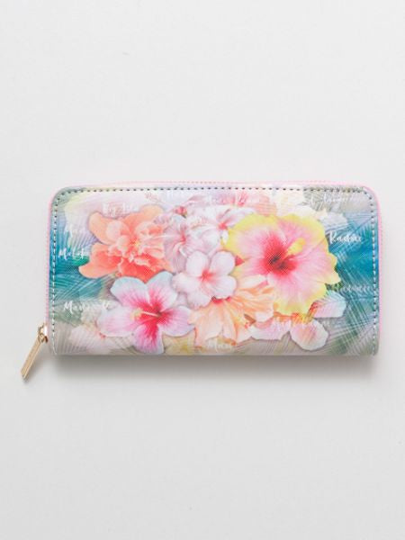 HAWAIIAN Flower Long Wallet