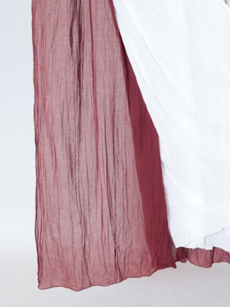 Layered Gauze Cotton Curtain 178cm