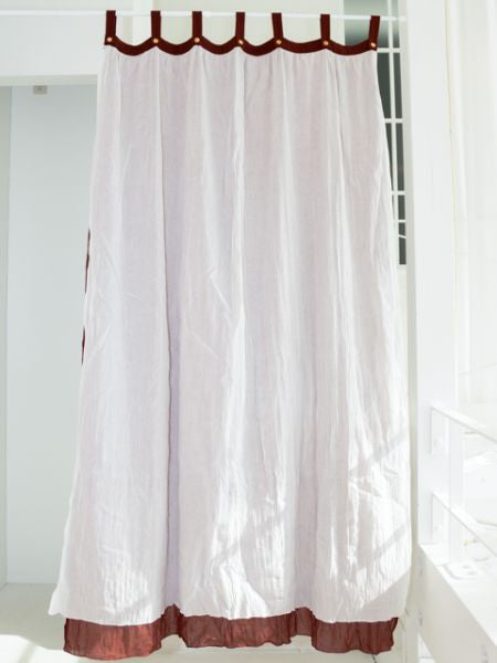 Layered Gauze Cotton Curtain 178cm
