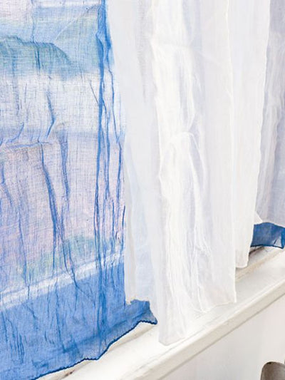 Layered Gauze Cotton Curtain 138cm