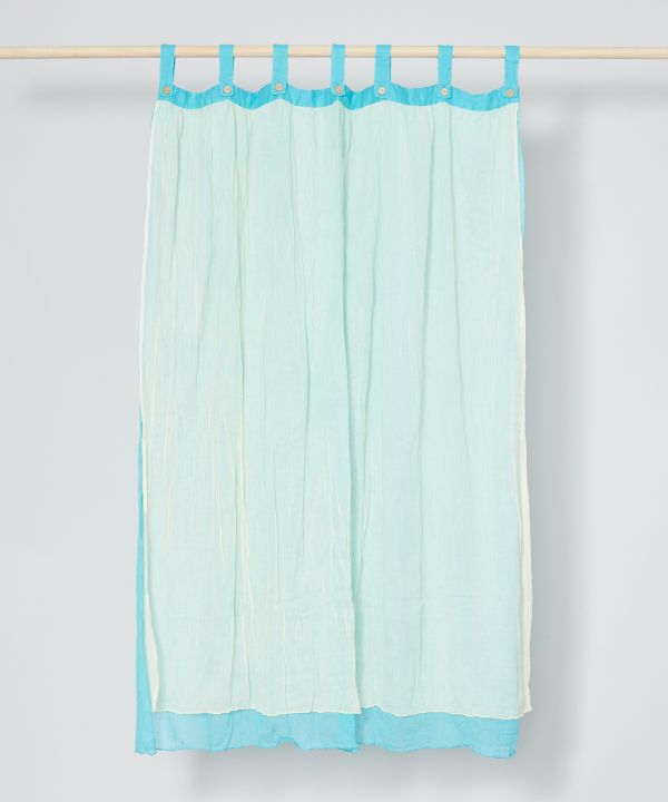 Layered Gauze Cotton Curtain 138cm