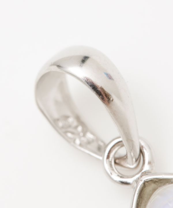 Rainbow Moonstone Drop Pendant