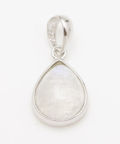 Rainbow Moonstone Drop Pendant
