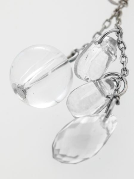 Openwork Flower Clip Earrings