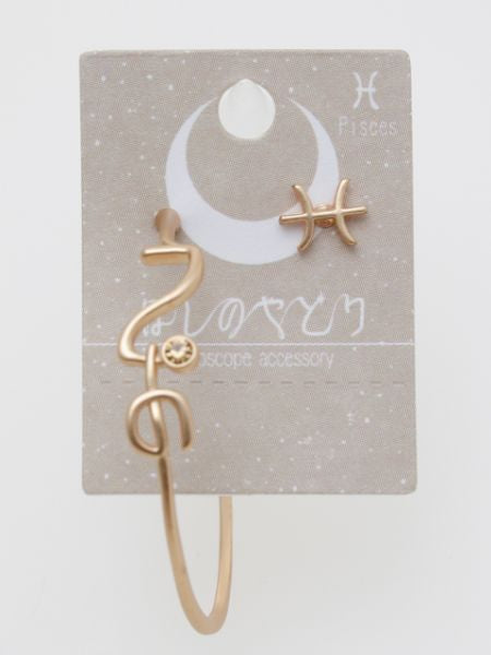 HIRAGANA Zodiac Earrings