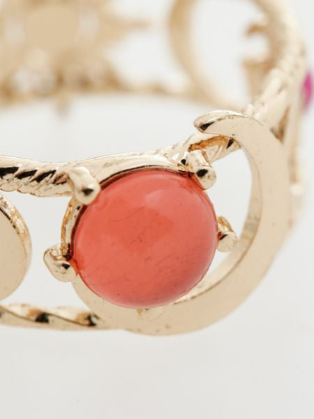 Sun and Crescent Moon Ring
