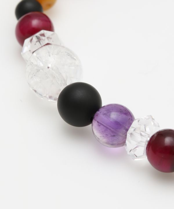 Three Tiger Eyes Mixed Bracelet Bangles & Bracelets by 岩座 - Ametsuchi
