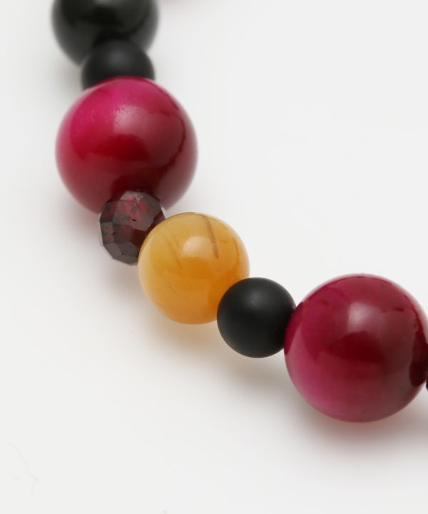 Three Tiger Eyes Mixed Bracelet Bangles & Bracelets by 岩座 - Ametsuchi