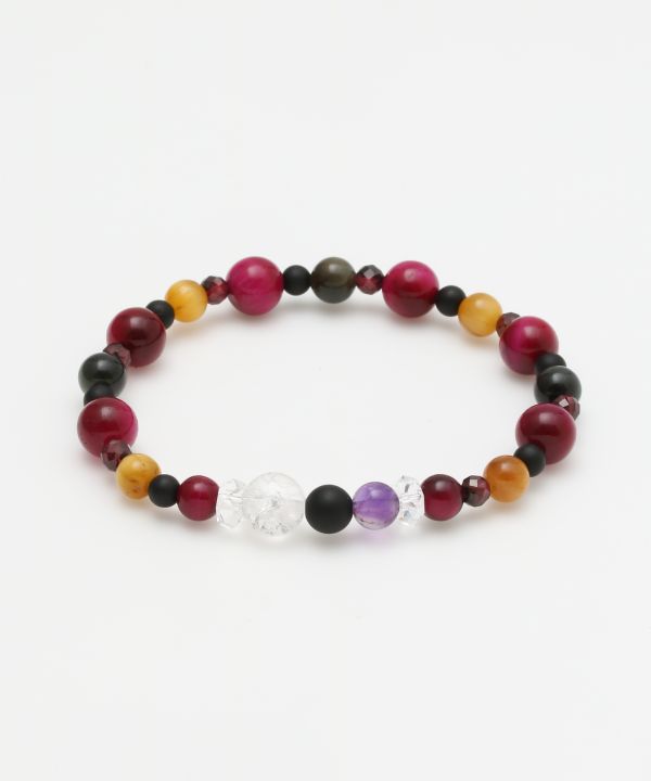 Three Tiger Eyes Mixed Bracelet Bangles & Bracelets by 岩座 - Ametsuchi