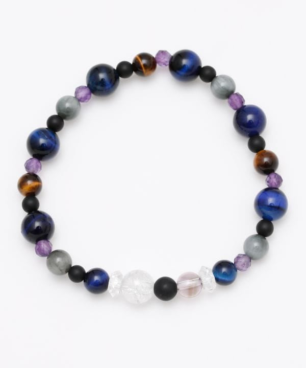 Three Tiger Eyes Mixed Bracelet Bangles & Bracelets by 岩座 - Ametsuchi