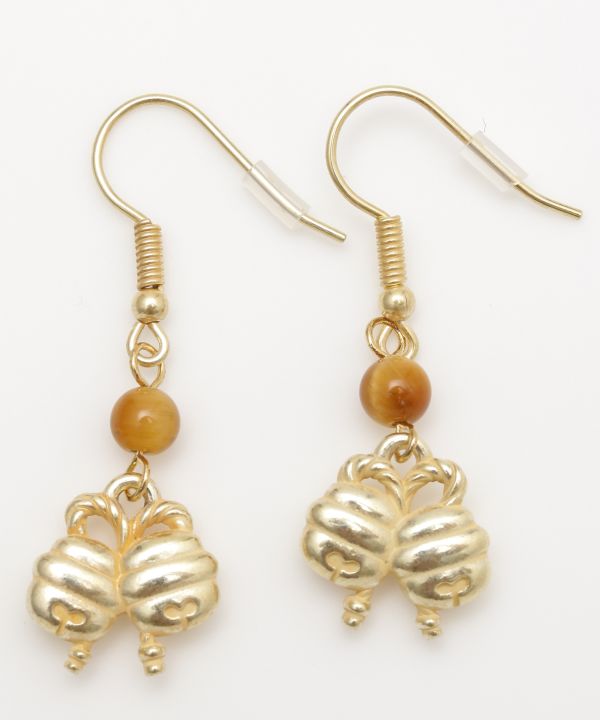 신사에서 영감을 받은 귀걸이 - GD