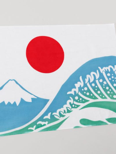 TENUGUI毛巾在神奈川縣沿海的富士山的三十六處風景
