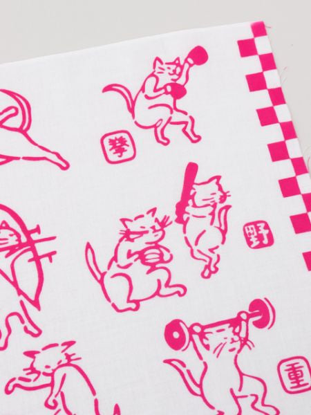 TENUGUI Towel Sport Cats