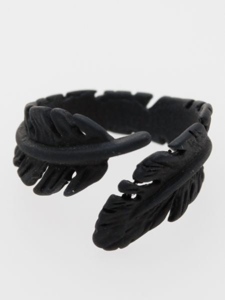 Feather Metal Ring Rings by AMINA - Ametsuchi
