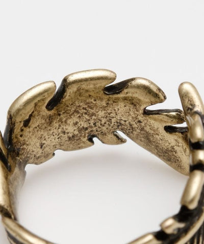 Feather Metal Ring Rings by AMINA - Ametsuchi