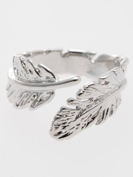 Feather Metal Ring Rings by AMINA - Ametsuchi