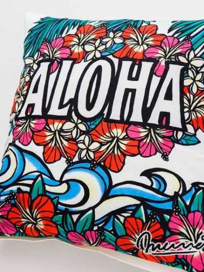 Funda de almohada hawaiana colorida