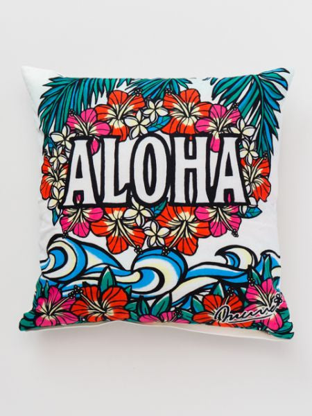 Funda de almohada hawaiana colorida