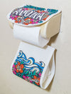 Portarrollos de papel higiénico hawaiano colorido