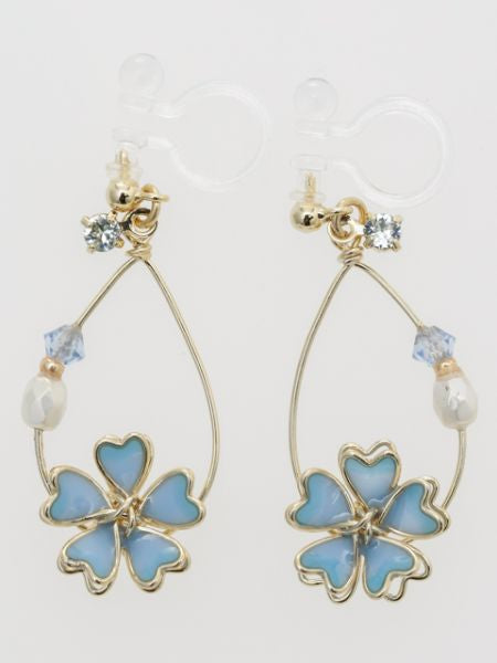 SAKURA Clip Earrings