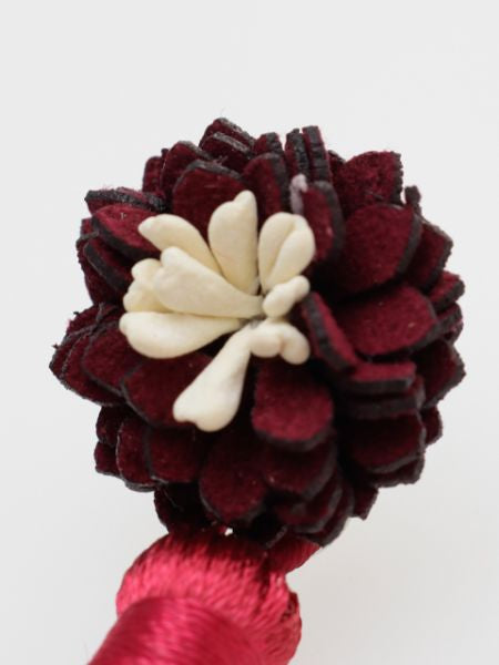 Boucles d'oreilles à pampilles chrysanthème