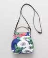 Bolso de hombro con estampado floral GAMAGUCHI