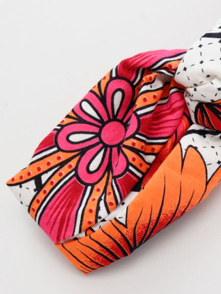 Retro Flower Hair Band